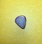 A1072 - Pink and blue soft drop cut boulder opal