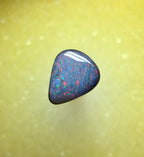 A1072 - Pink and blue soft drop cut boulder opal