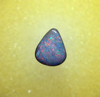 A1072 - Pink and blue soft drop cut boulder opal