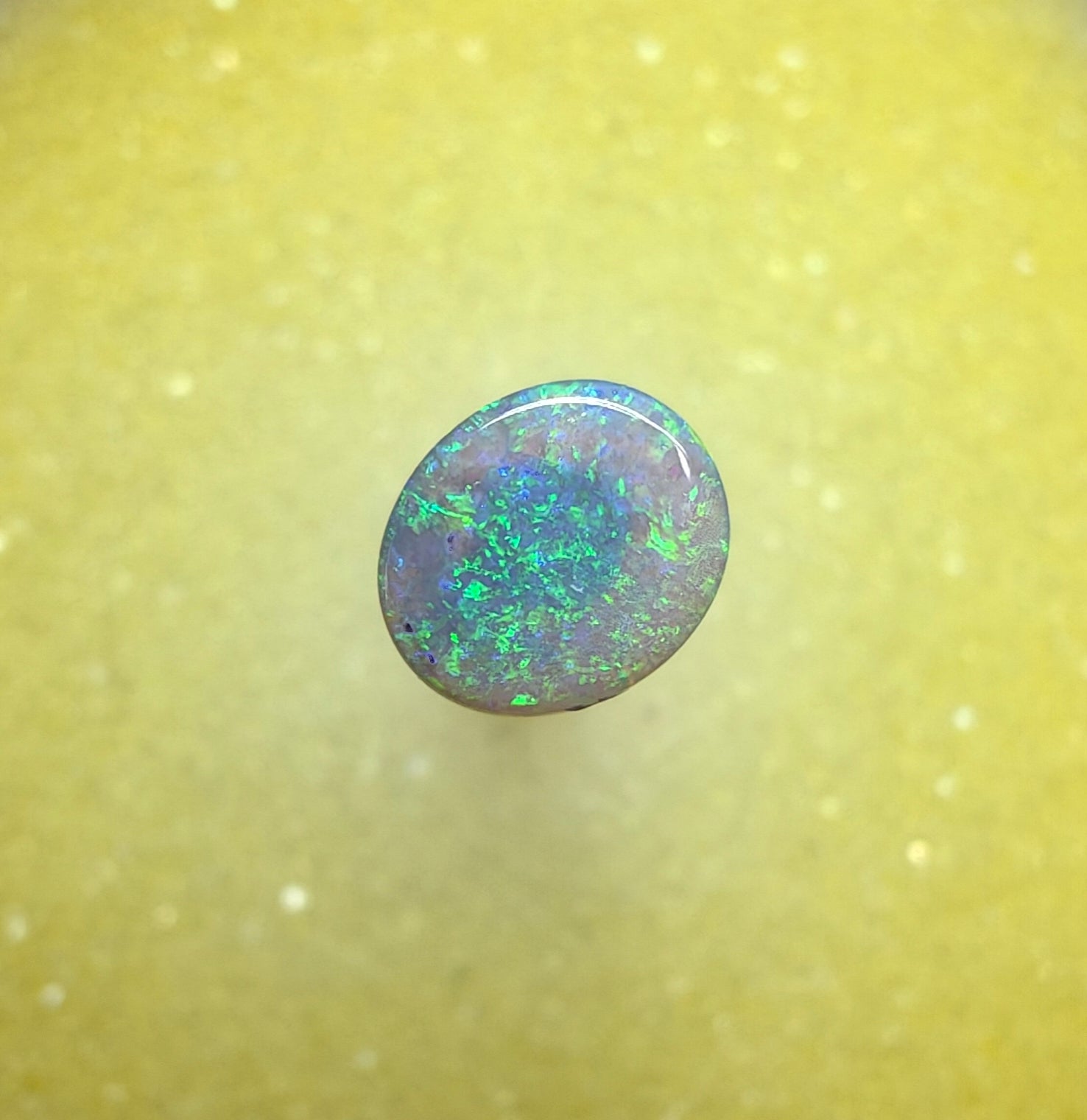 A1074 - Sparkly crystal opal round cut