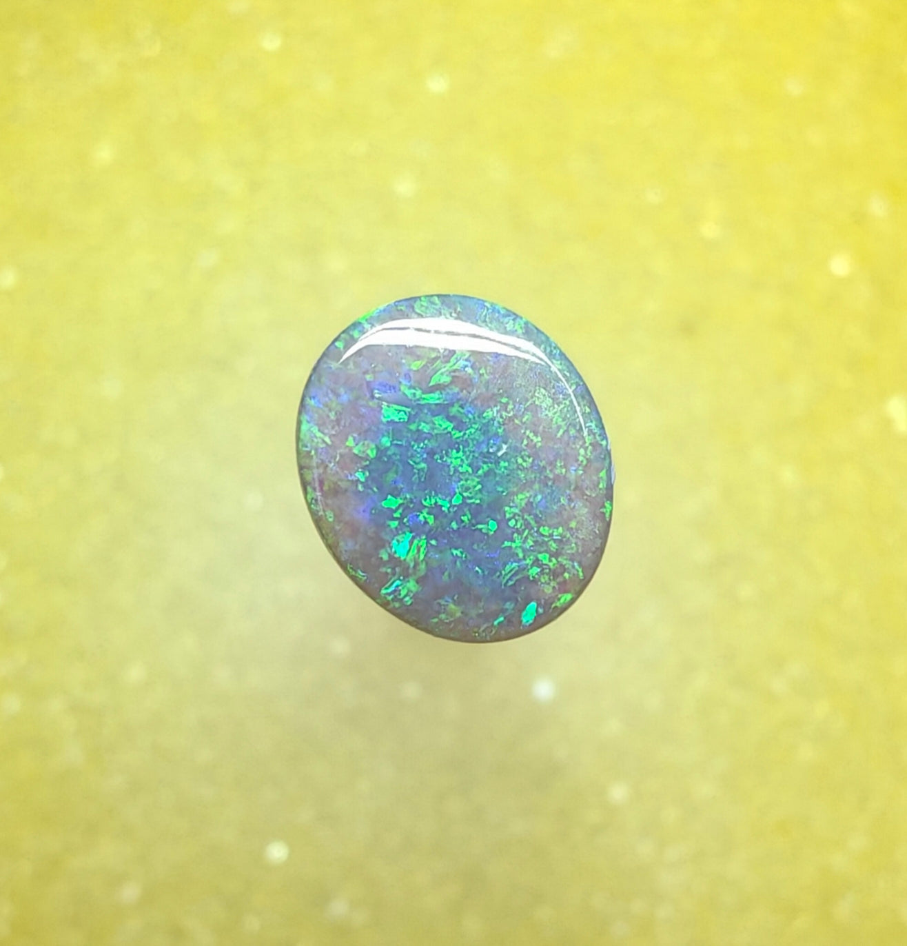 A1074 - Sparkly crystal opal round cut