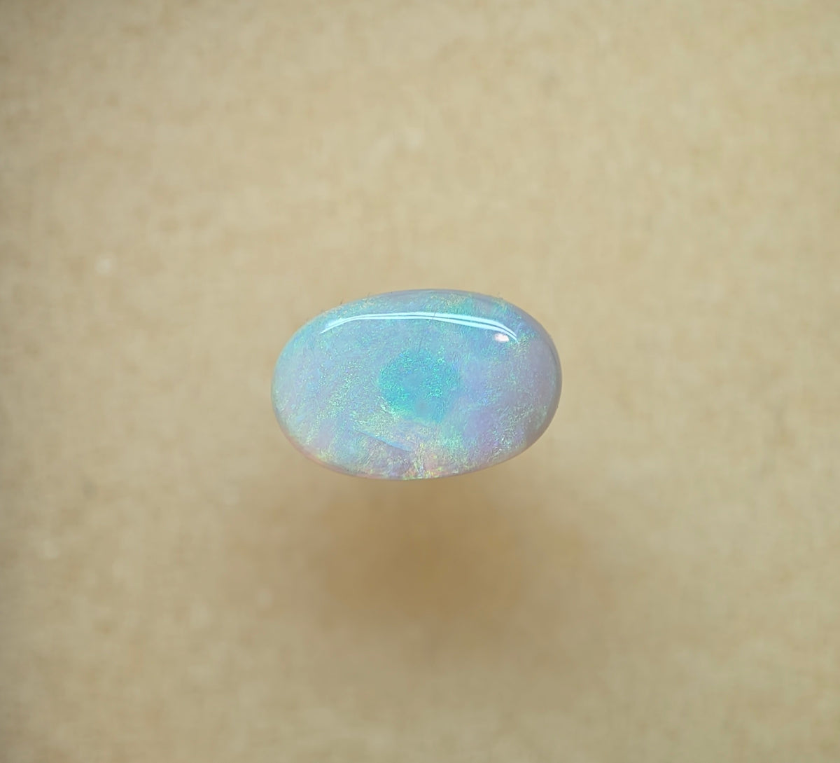 A1080 - Mossy green blue ring stone