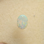 A1089 - Dark mossy pattern oval cut