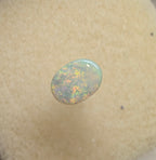 A1089 - Dark mossy pattern oval cut