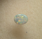 A1089 - Dark mossy pattern oval cut