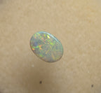 A1089 - Dark mossy pattern oval cut