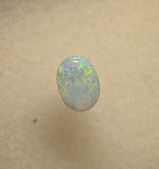 A1089 - Dark mossy pattern oval cut