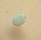 A1089 - Dark mossy pattern oval cut