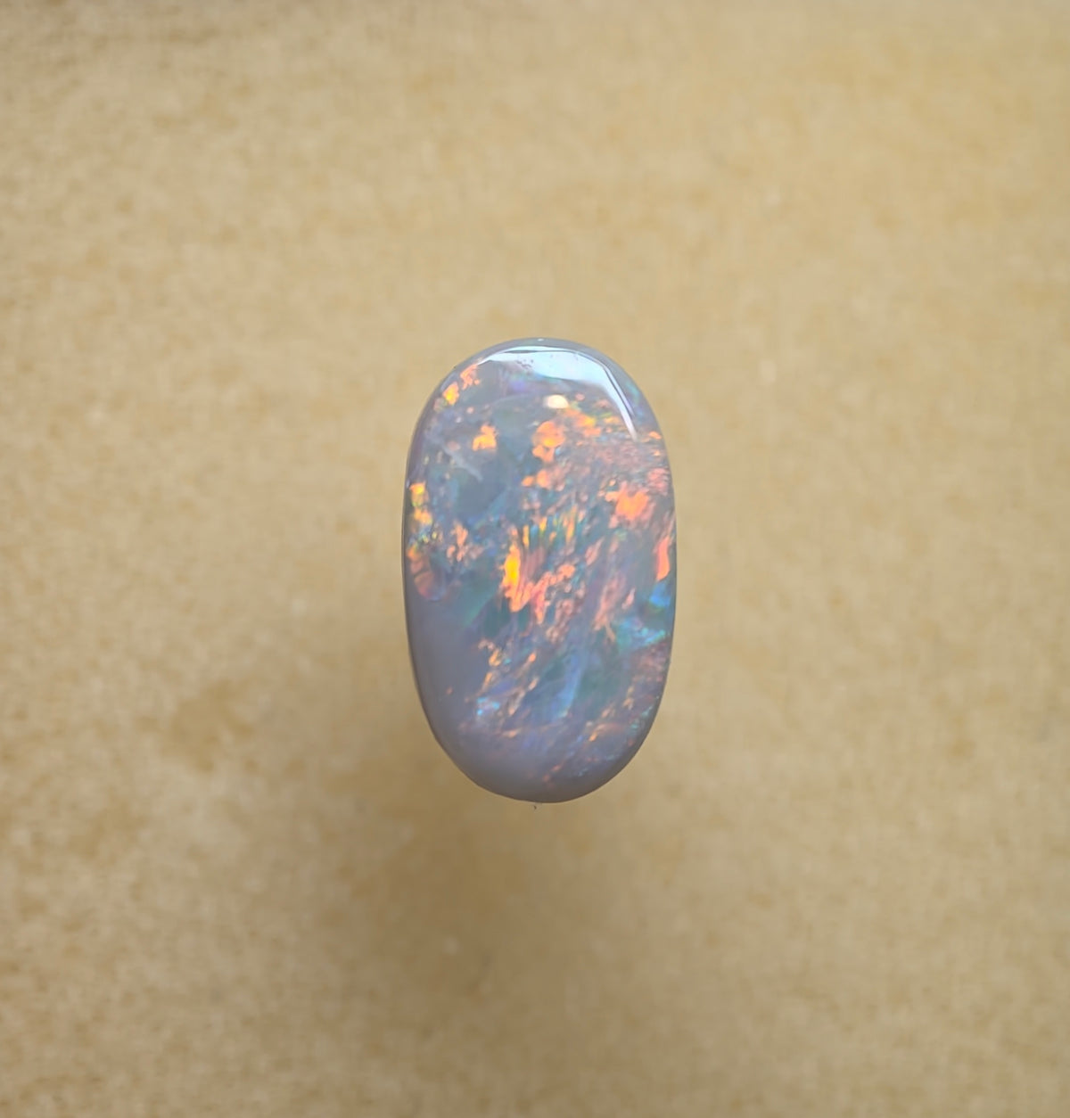 A1092 - Beautiful red fire dark opal