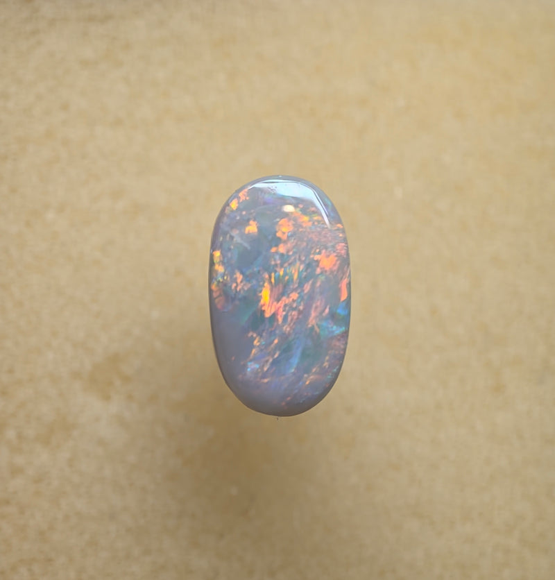 A1092 - Beautiful red fire dark opal