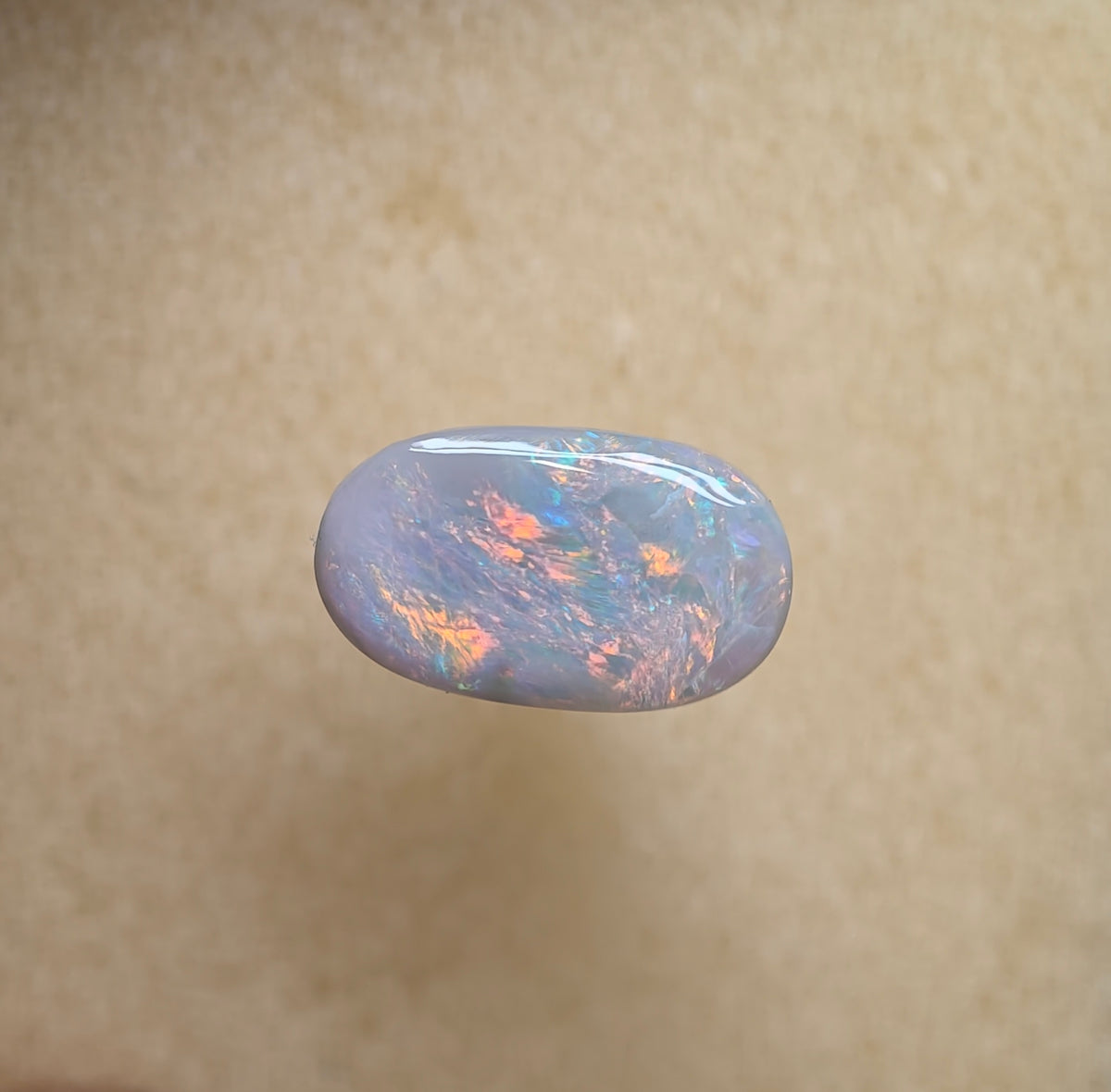 A1092 - Beautiful red fire dark opal
