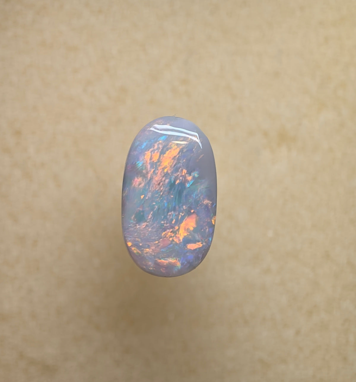 A1092 - Beautiful red fire dark opal