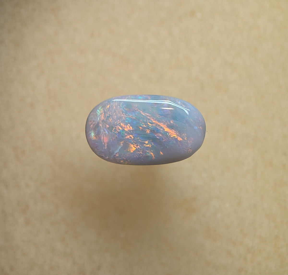 A1092 - Beautiful red fire dark opal