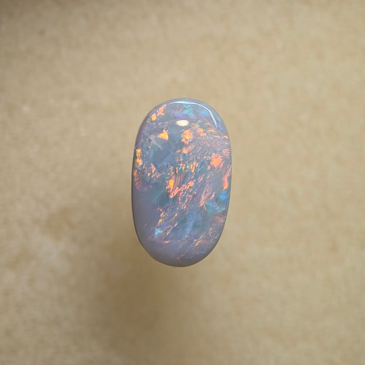 A1092 - Beautiful red fire dark opal