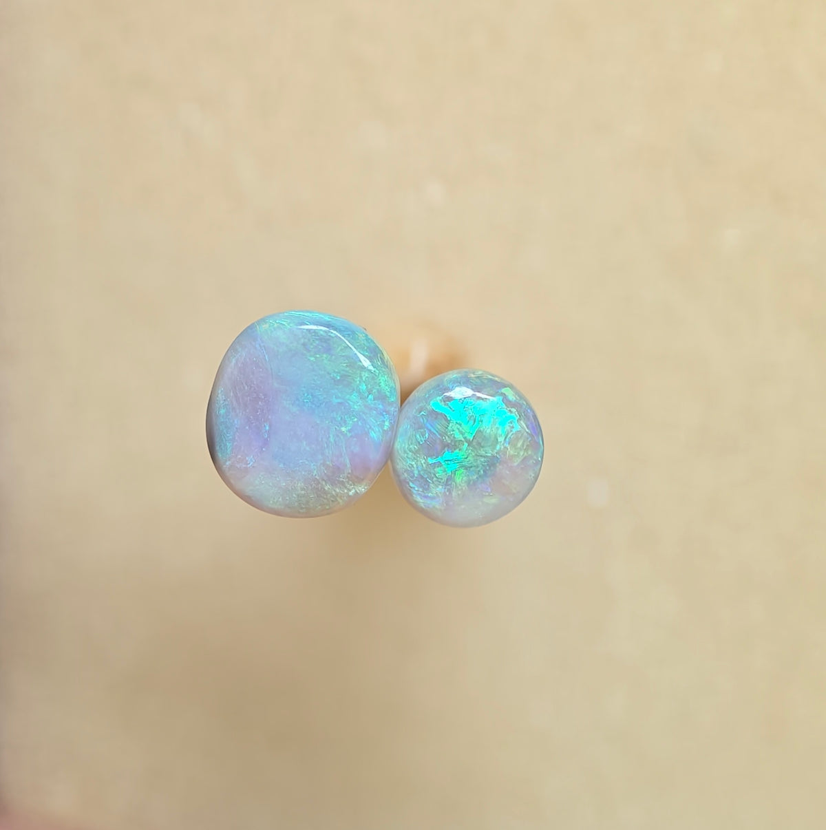 A1099 - Cute blue green pair