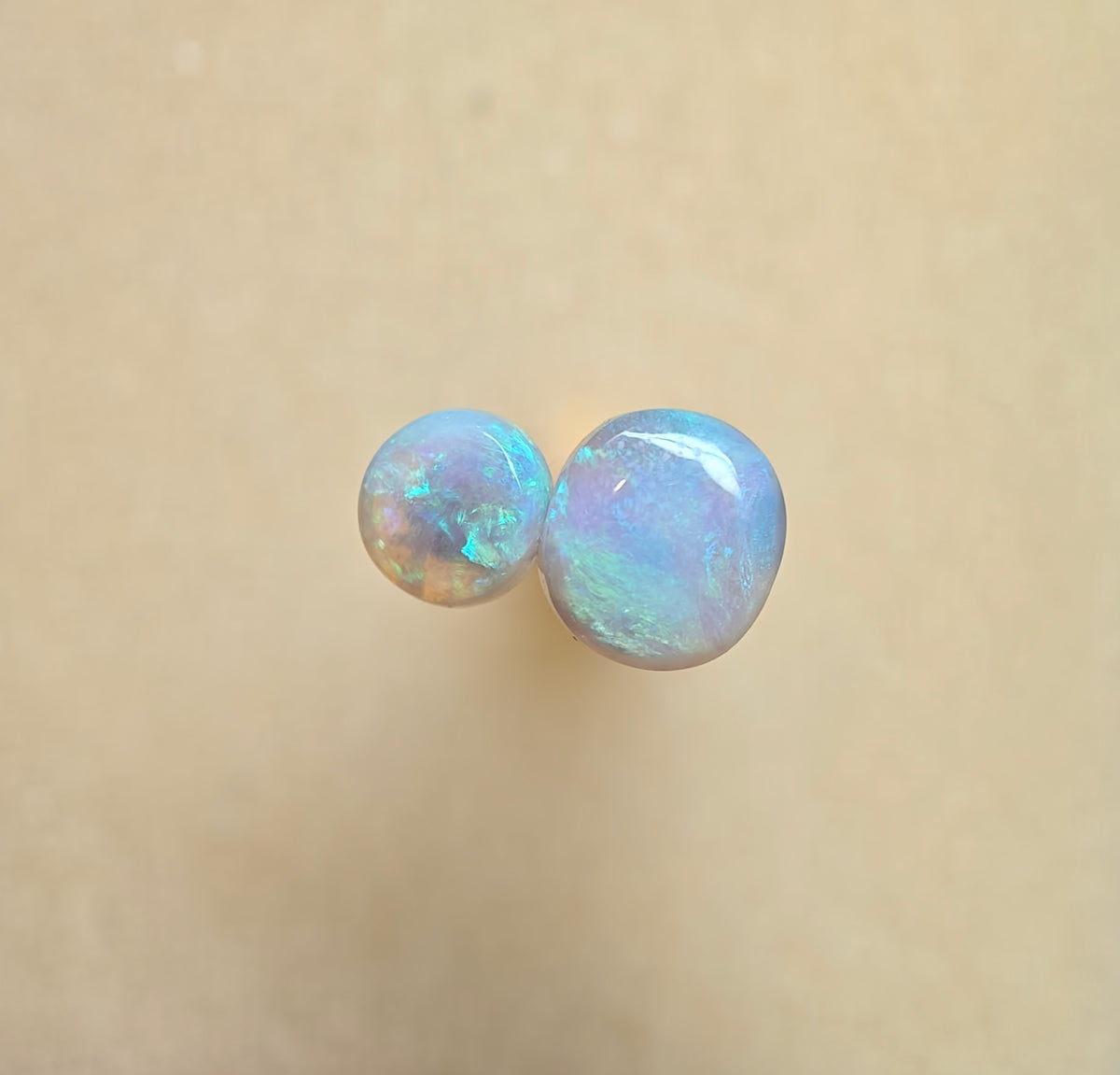 A1099 - Cute blue green pair