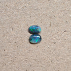 A1100 - Sparkly black opal pair