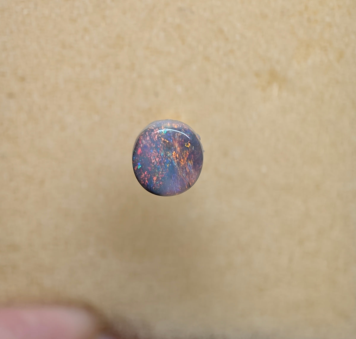 A1101 - Small dark opal ring stone