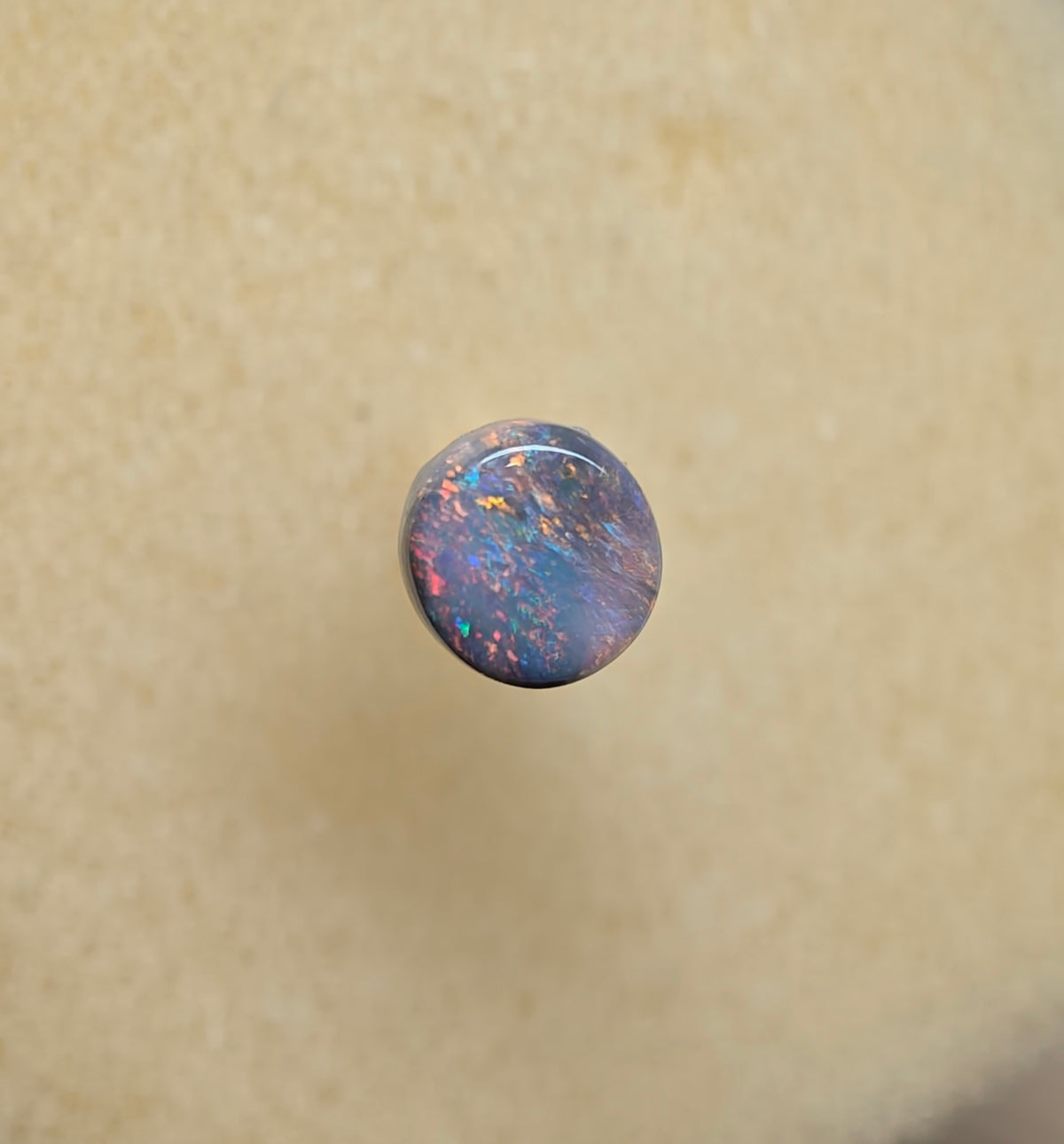 A1101 - Small dark opal ring stone
