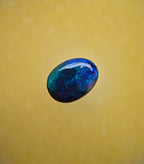 A1111 - Bold black opal picture stone