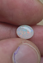 A1038 - Pink & blue ring stone beauty