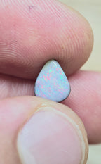 A1072 - Pink and blue soft drop cut boulder opal