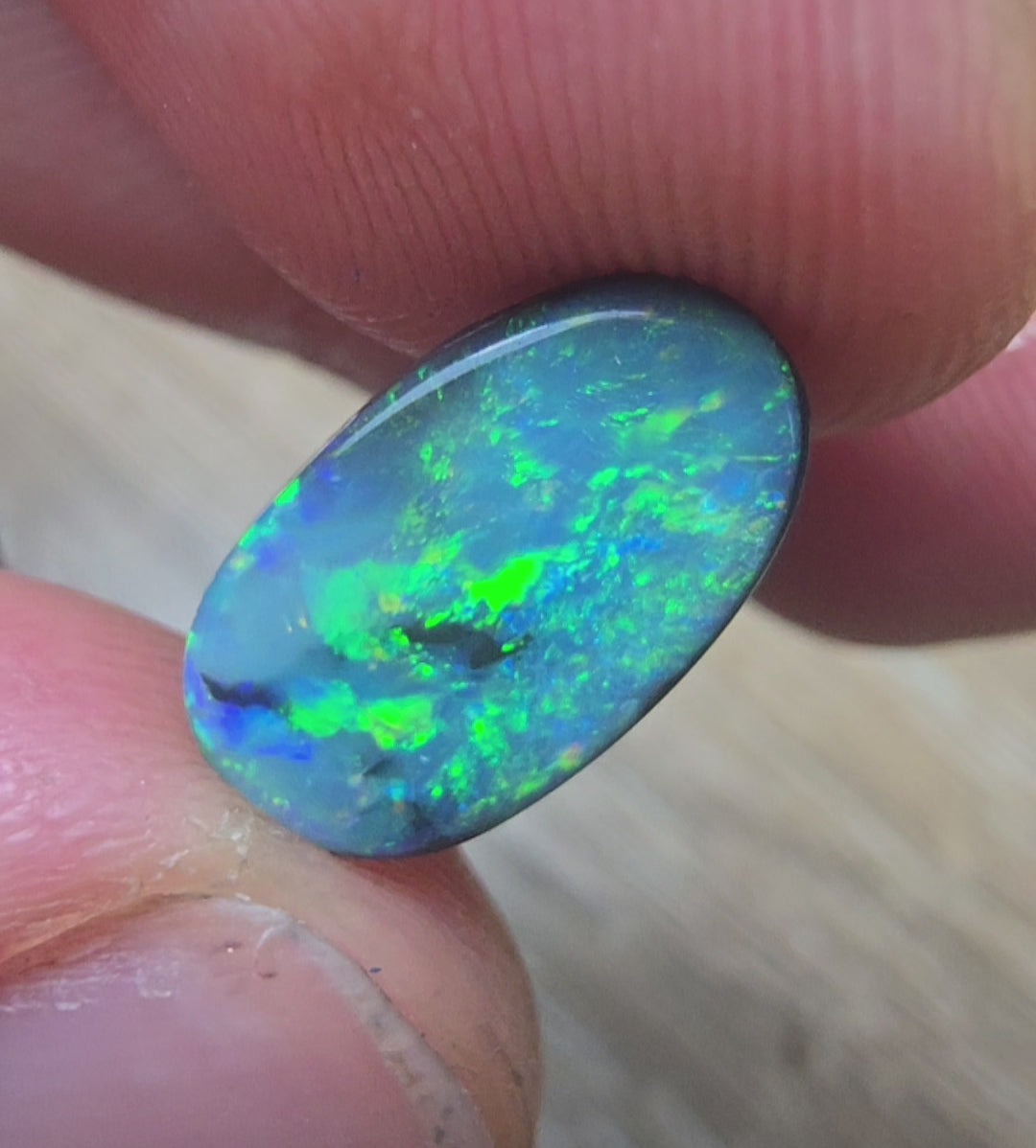 A656 - Bold black opal beauty