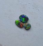A1024 - Budget Black ring stone parcel.