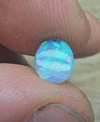 A935 - Super bright dark opal ring stone.