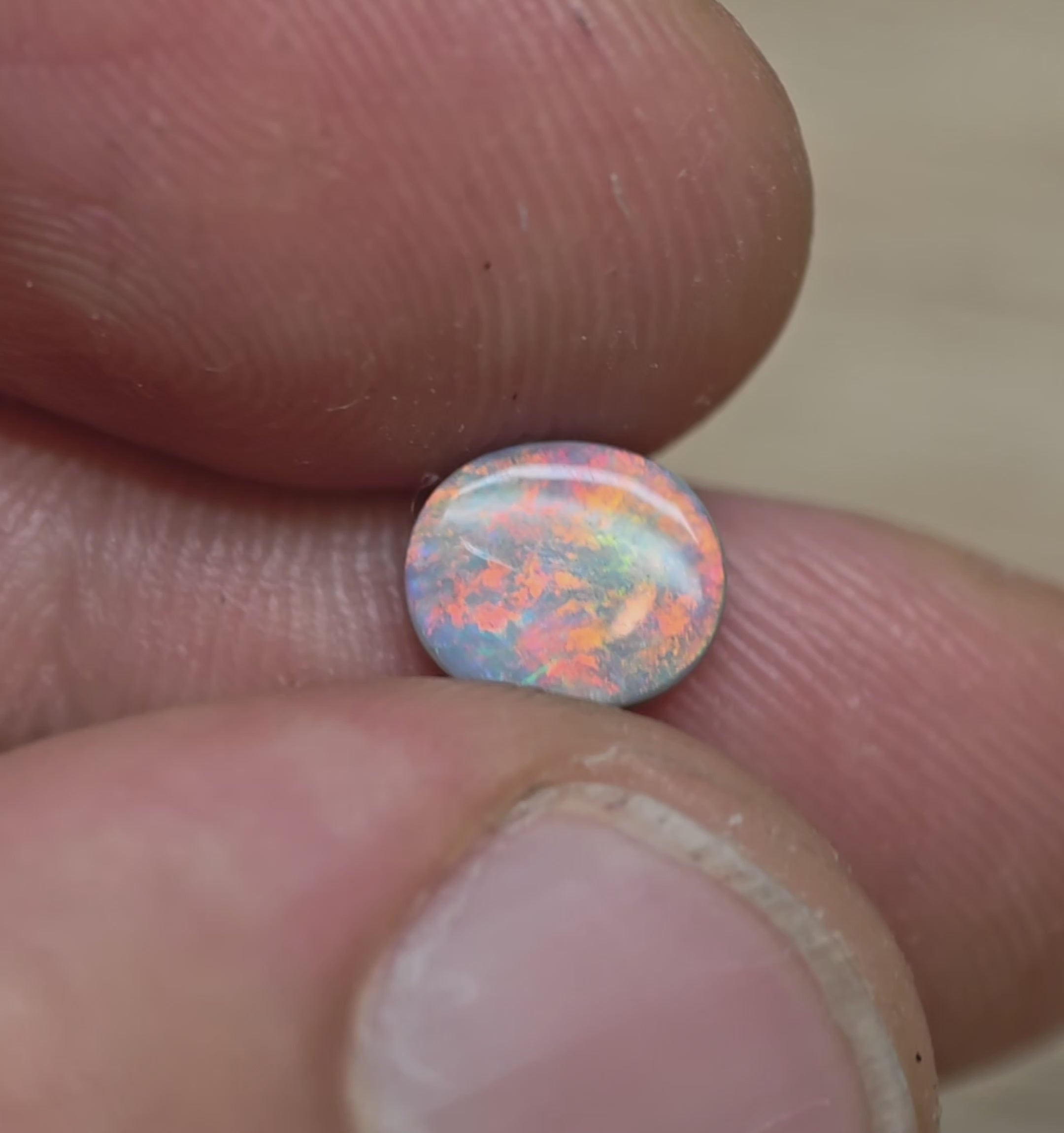 A1031 - Beautiful pinkish dark opal