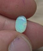 A1080 - Mossy green blue ring stone