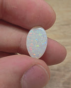A967 - Sparkly double sided white opal dream