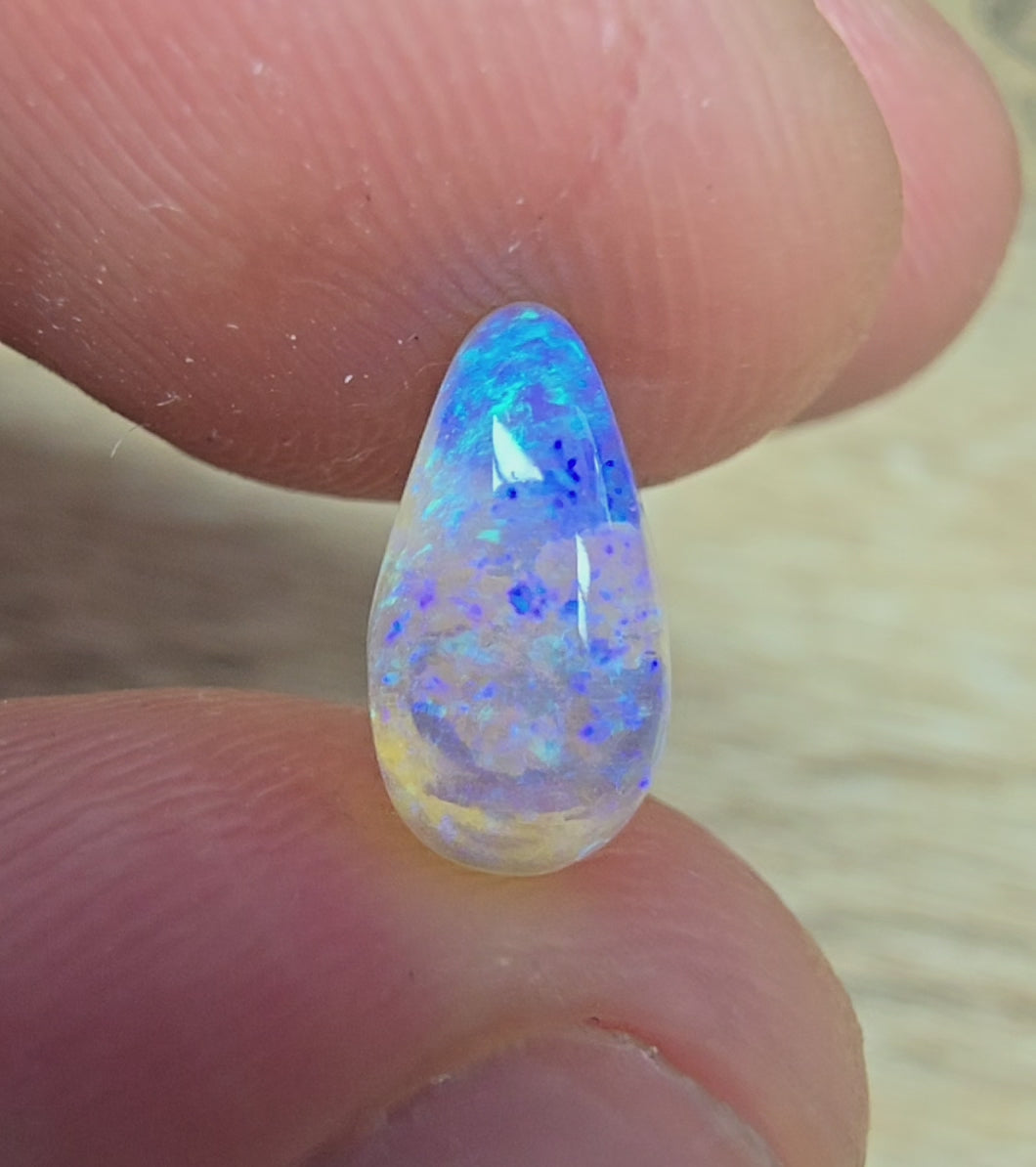 A901 - Large drop cut blue purple beauty