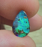 A819 - Drop cut blue green beauty