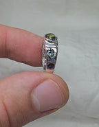J017 - Sapphire sterling silver suite of beauty