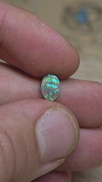 A1107 - Beautiful oval cut crystal opal