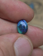 A1111 - Bold black opal picture stone