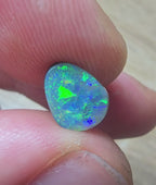 A653 - Stunning drop cut black opal