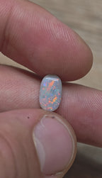 A1092 - Beautiful red fire dark opal