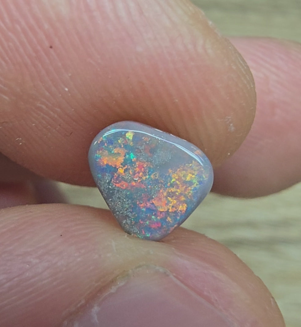 A928 - Drop cut dark opal stunner