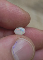 A1040 - Red flash ring stone